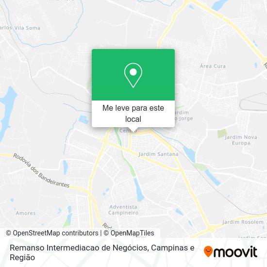 Remanso Intermediacao de Negócios mapa