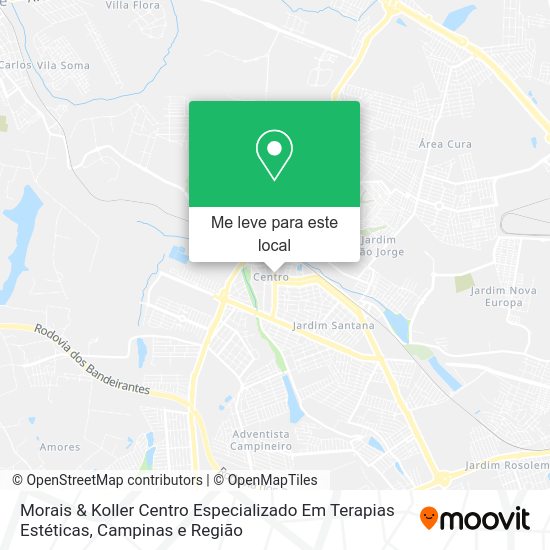 Morais & Koller Centro Especializado Em Terapias Estéticas mapa