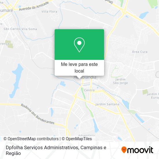 Dpfolha Serviços Administrativos mapa