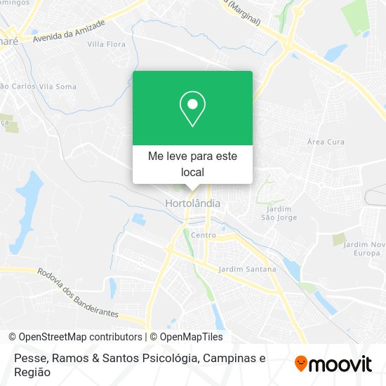 Pesse, Ramos & Santos Psicológia mapa