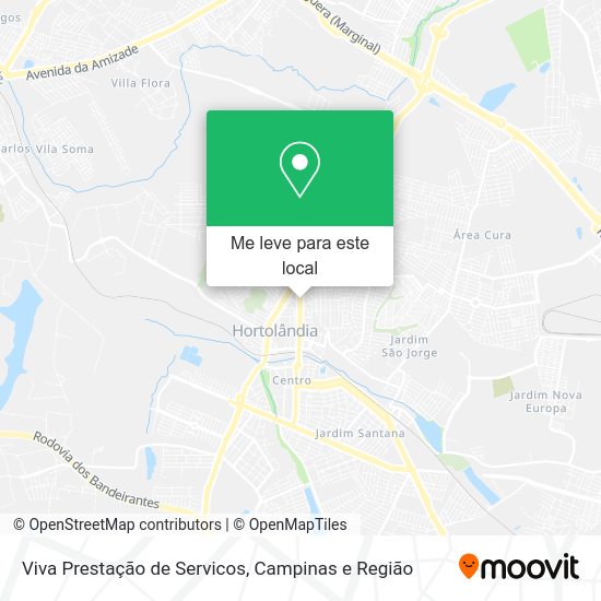 Viva Prestação de Servicos mapa