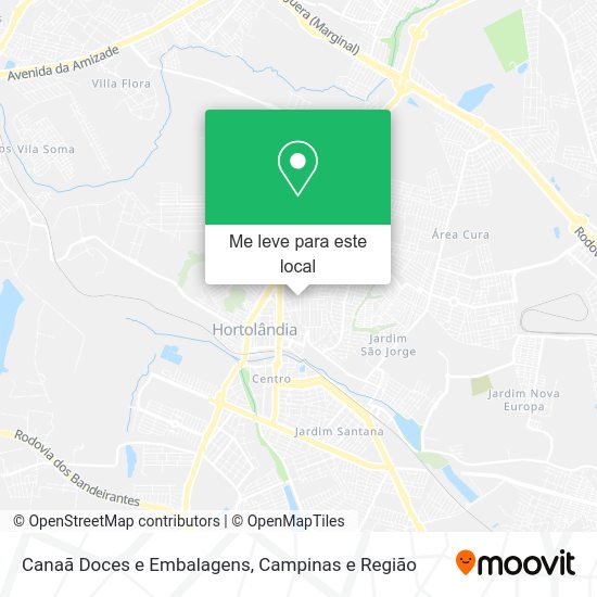 Canaã Doces e Embalagens mapa
