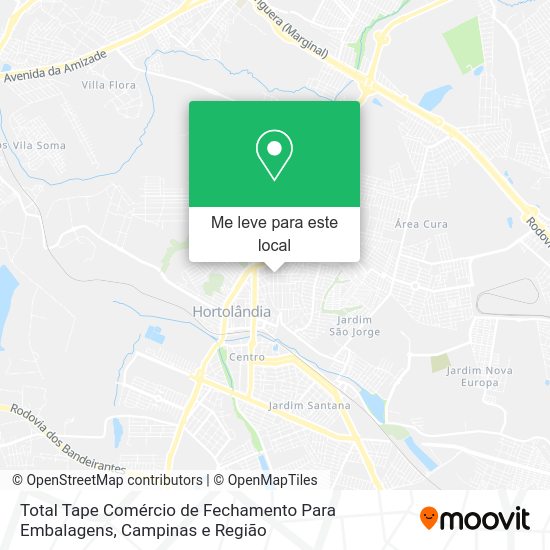 Total Tape Comércio de Fechamento Para Embalagens mapa