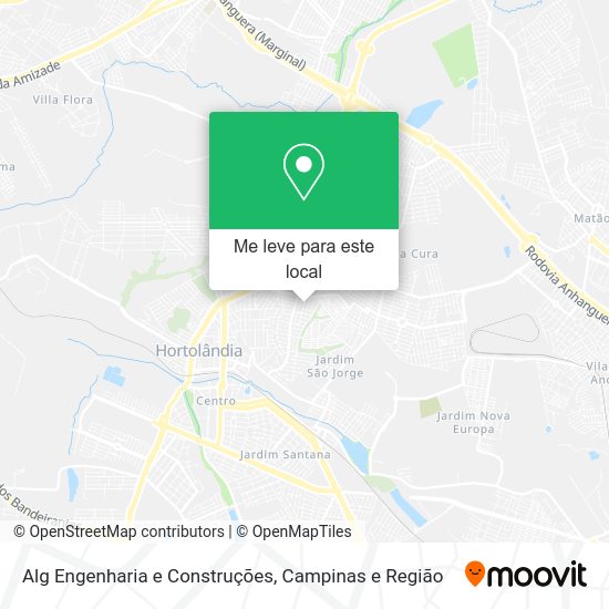 Alg Engenharia e Construções mapa