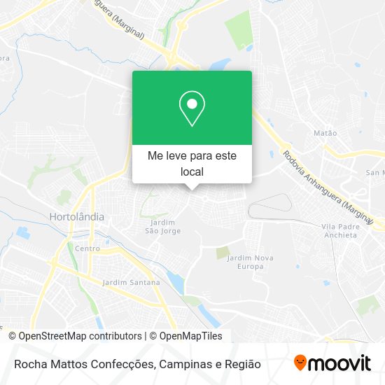 Rocha Mattos Confecções mapa