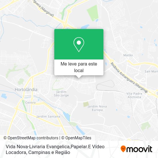 Vida Nova-Livraria Evangelica,Papelar.E Vídeo Locadora mapa