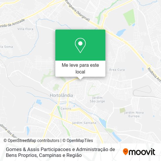 Gomes & Assis Participacoes e Administração de Bens Proprios mapa