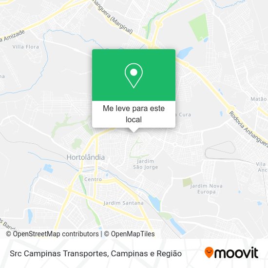 Src Campinas Transportes mapa