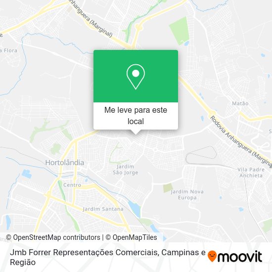 Jmb Forrer Representações Comerciais mapa