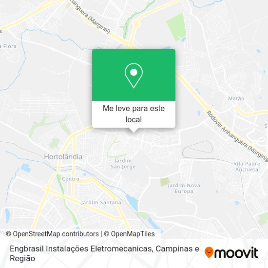 Engbrasil Instalações Eletromecanicas mapa