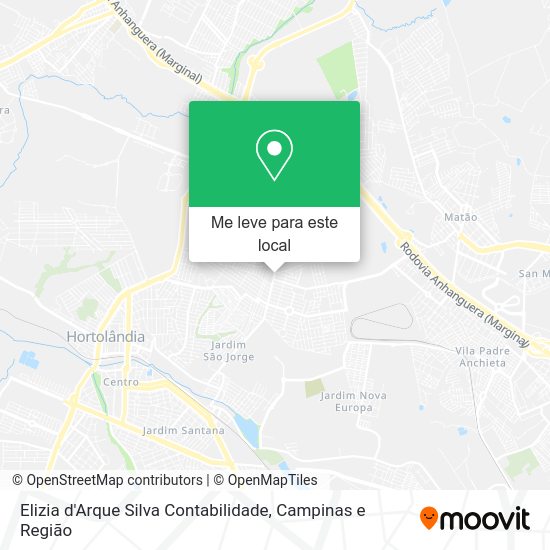 Elizia d'Arque Silva Contabilidade mapa