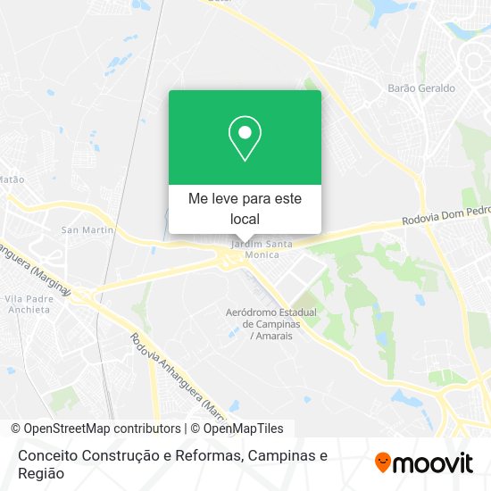 Conceito Construção e Reformas mapa