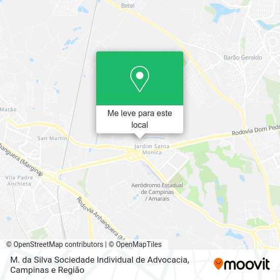 M. da Silva Sociedade Individual de Advocacia mapa