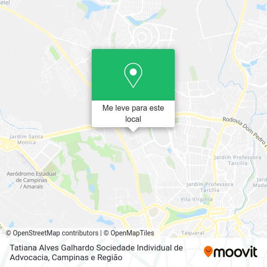 Tatiana Alves Galhardo Sociedade Individual de Advocacia mapa