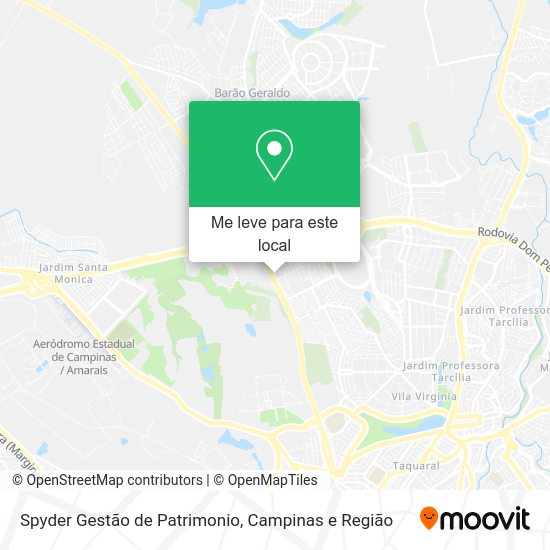 Spyder Gestão de Patrimonio mapa