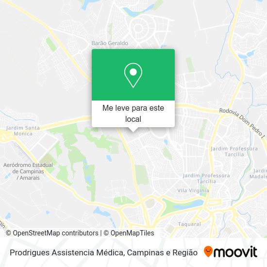 Prodrigues Assistencia Médica mapa