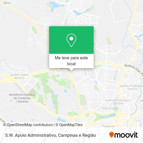 S.W. Apoio Administrativo mapa