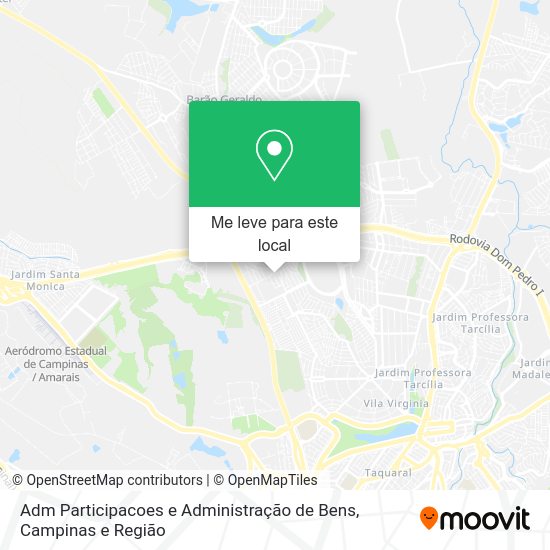 Adm Participacoes e Administração de Bens mapa