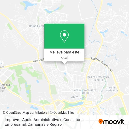 Improve - Apoio Administrativo e Consultoria Empresarial mapa