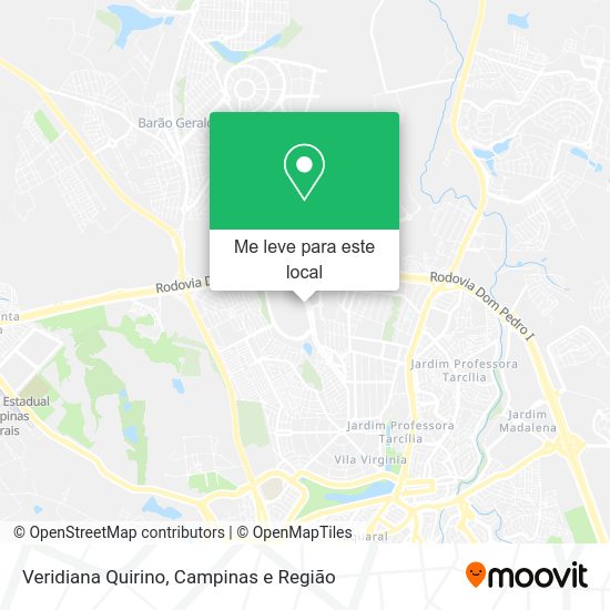 Veridiana Quirino mapa