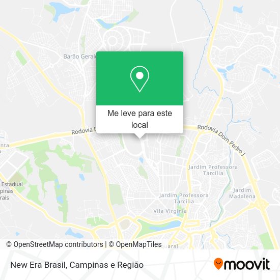 New Era Brasil mapa