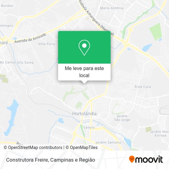 Construtora Freire mapa