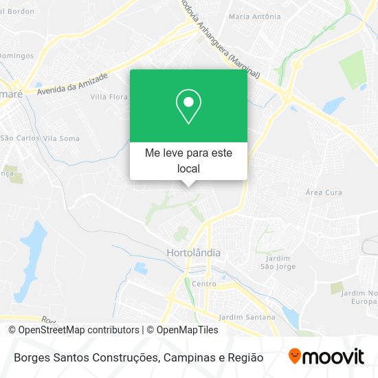 Borges Santos Construções mapa