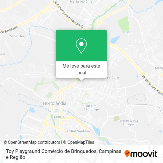 Toy Playgraund Comércio de Brinquedos mapa
