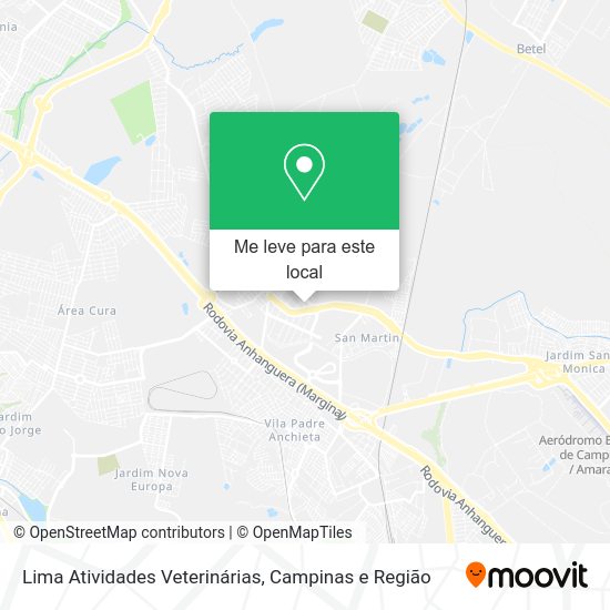 Lima Atividades Veterinárias mapa