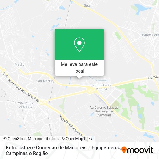 Kr Indústria e Comercio de Maquinas e Equipamento mapa