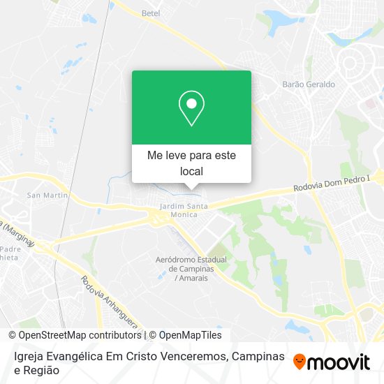 Igreja Evangélica Em Cristo Venceremos mapa