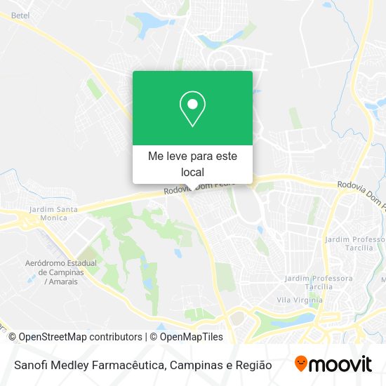 Sanofi Medley Farmacêutica mapa