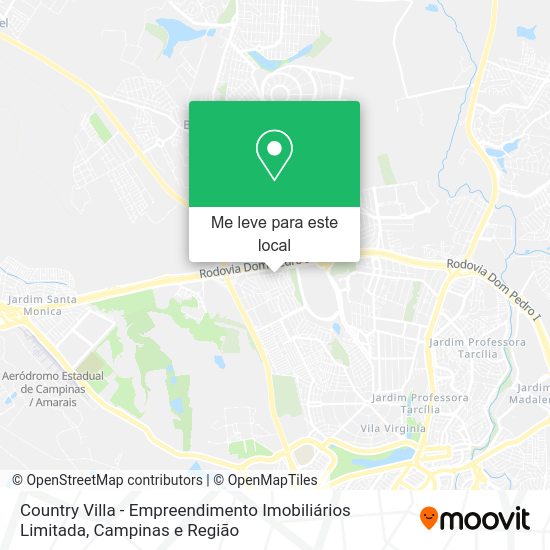 Country Villa - Empreendimento Imobiliários Limitada mapa