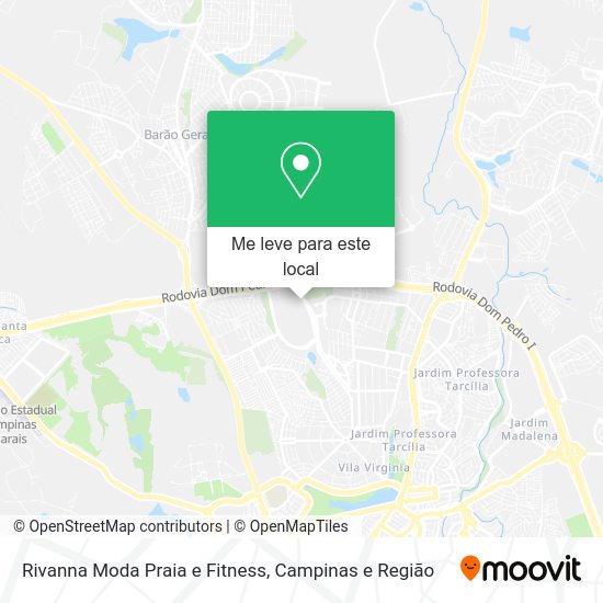 Rivanna Moda Praia e Fitness mapa