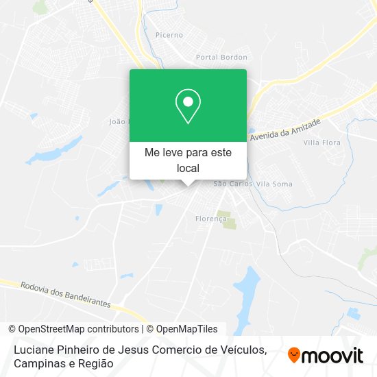 Luciane Pinheiro de Jesus Comercio de Veículos mapa