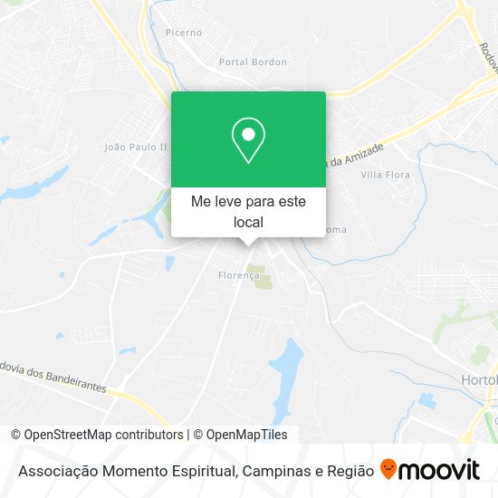 Associação Momento Espiritual mapa