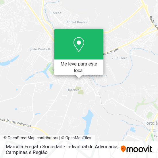 Marcela Fregatti Sociedade Individual de Advocacia mapa