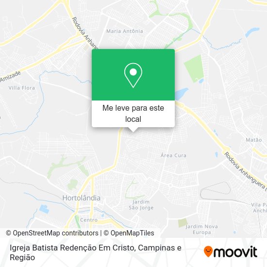 Igreja Batista Redenção Em Cristo mapa