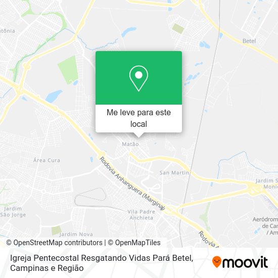 Igreja Pentecostal Resgatando Vidas Pará Betel mapa