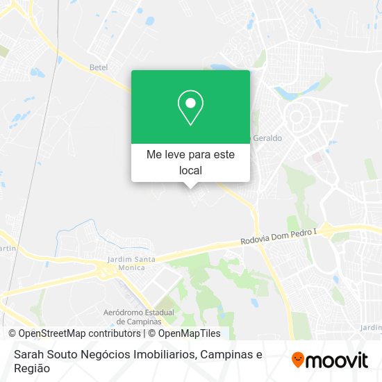 Sarah Souto Negócios Imobiliarios mapa