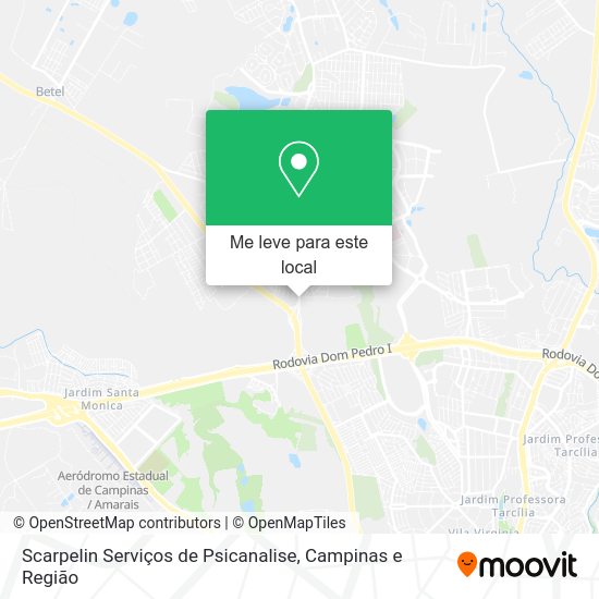 Scarpelin Serviços de Psicanalise mapa