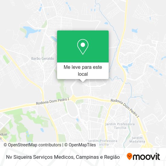 Nv Siqueira Serviços Medicos mapa