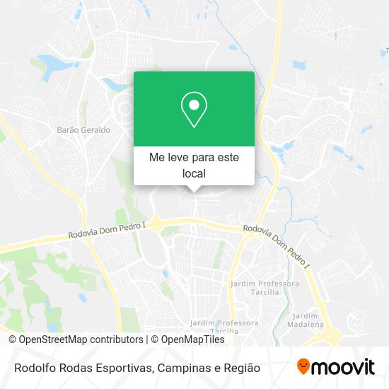 Rodolfo Rodas Esportivas mapa