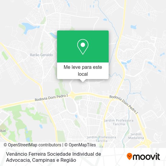 Venâncio Ferreira Sociedade Individual de Advocacia mapa