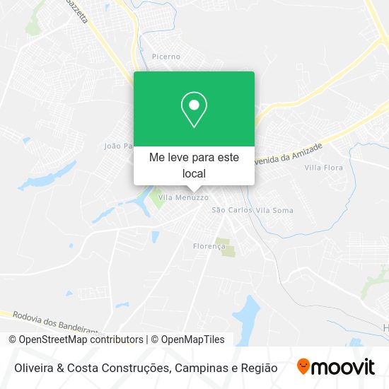 Oliveira & Costa Construções mapa