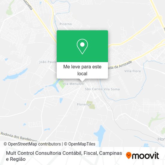 Mult Control Consultoria Contábil, Fiscal mapa