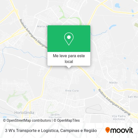 3 W's Transporte e Logística mapa
