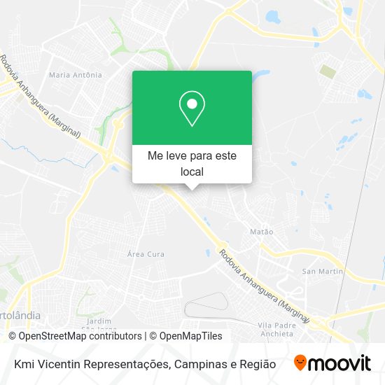Kmi Vicentin Representações mapa