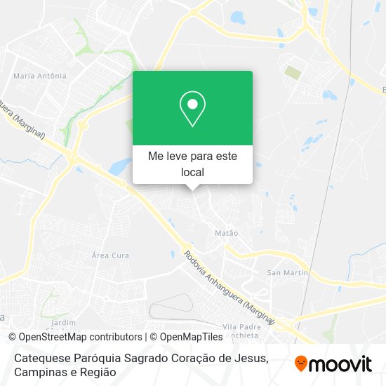 Catequese Paróquia Sagrado Coração de Jesus mapa