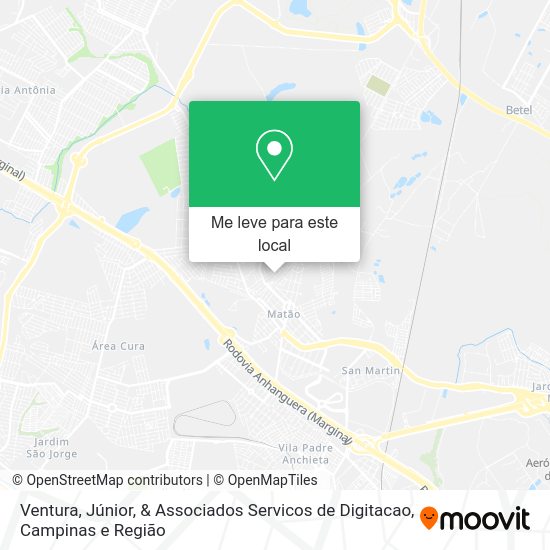 Ventura, Júnior, & Associados Servicos de Digitacao mapa